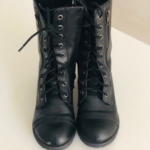 Girls Combat Boots
